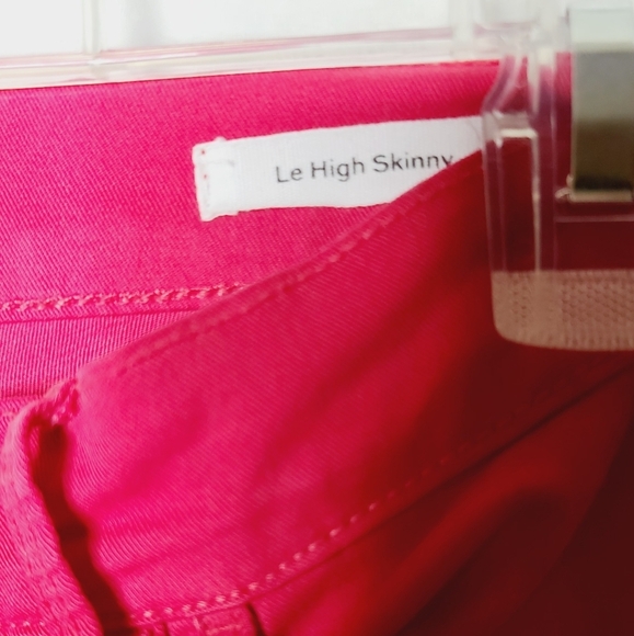 Frame Le High Skinny vintage red 5 pocket jeans pants sz 25 - Picture 7 of 10